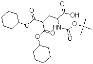 CAS#: 125811-09-8， 3-[[(1,1-Dimethylethoxy)Carbonyl]Amino]-1,1,3-Propanetricarboxylic Acid 1,1-Dicyclohexyl Ester