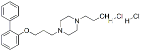 CAS#: 125849-28-7， 4-(3-((1,1'-Biphenyl)-2-Yloxy)Propyl)-1-Piperazineethanol Dihydrochloride