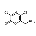 CAS#: 125849-98-1， 3,5-Dichloro-6-Ethyl-2H-1,4-Oxazin-2-One