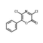 CAS#: 125850-00-2， 3,5-Dichloro-6-Phenyl-2H-1,4-Oxazin-2-One