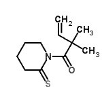 CAS#: 125880-13-9， 2,2-Dimethyl-1-(2-Thioxo-1-Piperidinyl)-3-Buten-1-One