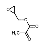 CAS#: 125884-77-7， 2-Oxiranylmethyl 2-Oxopropanoate