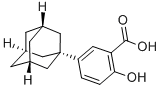 structure of CAS# 126145-51-5, 5-(1-Adamantyl)-2-Hydroxybenzoic Acid;5-(1-Adamantyl)-2-Hydroxy-Benzoic Acid;2-Hydroxy-5-Tricyclo(3.3.1.1(Sup 3,7))Dec-1-Ylbenzoic Acid;5-(Adamantyl-1)Salicylic Acid