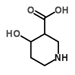 CAS#: 126150-99-0， 4-Hydroxy-3-Piperidinecarboxylic Acid