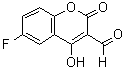 结构式 CAS# 126214-26-4, 6-氟-4-羟基-2-氧代-2H-苯并吡喃-3-甲醛