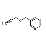CAS#: 126230-78-2， 5-[(2-Propyn-1-Yloxy)Methyl]Pyrimidine