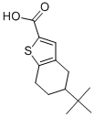 structure of CAS# 126231-22-9, 5-tert-Butyl-4,5,6,7-tetrahydro-1-benzothiophene-2-carboxylic acid