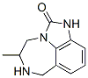 CAS#: 126233-79-2， 4,5,6,7-tetrahydro-5-methylimidazo(4,5,1-jk)(1,4)benzodiazepin-2(1H)-one