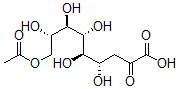 CAS 登录号：126265-01-8， (4S,5R,6R,7R,8S)-9-乙酰氧基-4,5,6,7,8-五羟基-2-氧代壬酸