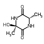 CAS#: 126266-47-5， (3R,6S)-3-Hydroxy-3,6-Dimethyl-2,5-Piperazinedione
