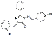 CAS#: 126293-44-5， (5Z)-5-[(2-Bromophenyl)Methylidene]-3-[(4-Bromophenyl)Methylideneamino]-2-Phenylimidazol-4-One