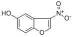 structure of CAS# 126318-27-2, 3-Nitro-5-Benzofuranol;3-Nitrobenzo[B]Furan-5-Ol, 3-Nitro-1-Benzofuran-5-Ol, 5-Hydroxy-3-Nitro-1-Benzofuran;5-Hydroxy-3-Nitrobenzo[B]Furan 97%;5-HYDROXY-3-NITROBENZO(B)FURAN