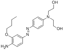 CAS#: 126335-39-5， 2-[[4-(4-Amino-3-Butoxyphenyl)Diazenylphenyl]-(2-Hydroxyethyl)Amino]Ethanol