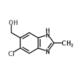 CAS#: 126436-23-5， (5-Chloro-2-Methyl-1H-Benzimidazol-6-Yl)Methanol