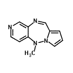 CAS#: 126738-06-5， 5-Methyl-5H-Pyrido[3,4-f]Pyrrolo[1,2-B][1,2,5]Triazepine