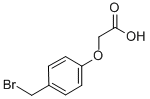 structure of CAS# 126771-41-3, 2-[4-(Bromomethyl)Phenoxy]-Acetic Acid;4-(BROMOMETHYL)PHENOXYACETIC ACID