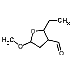 CAS#: 126810-42-2， 2-Ethyl-5-Methoxytetrahydro-3-Furancarbaldehyde