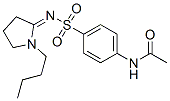 CAS#: 126826-59-3， N-[4-[(1-Butylpyrrolidin-2-Ylidene)Amino]Sulfonylphenyl]Acetamide