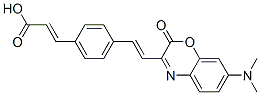 CAS#: 126959-78-2， 4-(beta-(7-Dimethylamino-1,4-Benzoxazin-2-One-3-Yl)Vinyl)Phenylpropenoic Acid