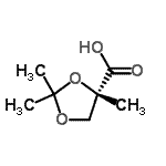 CAS 登录号：126971-32-2， (4S)-2,2,4-三甲基-1,3-二氧戊环-4-羧酸