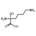 CAS#: 126987-50-6， (2R)-2,6-Diamino-2-Hydroxy-Hexanoic Acid