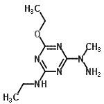 CAS#: 127016-04-0， 4-Ethoxy-N-Ethyl-6-(1-Methylhydrazino)-1,3,5-Triazin-2-Amine