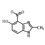 CAS#: 127025-81-4， 2-Methyl-4-Nitro-1H-Benzimidazol-5-Ol