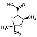 CAS#: 127062-02-6， (4S,5R)-2,2,5-Trimethyl-1,3-Dioxolane-4-Carboxylic Acid