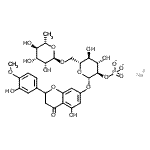 CAS#: 12707-67-4， 3,4-Dihydro-5-Hydroxy-2-(3-Hydroxy-4-Methoxyphenyl)-4-Oxo-2H-1-Benzopyran-7-Yl 6-O-(6-Deoxy-alpha-L-Mannopyranosyl)-2-O-Phosphonato-beta-D-Glucopyranoside Sodium Salt (1:1)