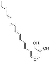CAS#: 127072-58-6， 3-[(1Z,3Z,5Z,7Z,9Z,11Z)-Tetradeca-1,3,5,7,9,11-Hexaenoxy]Propane-1,2-Diol