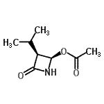 CAS#: 127127-63-3， (2R,3S)-3-Isopropyl-4-Oxo-2-Azetidinyl Acetate