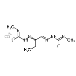 CAS#: 127207-06-1， Copper (2E)-2,2'-[(1E)-1,2-butanediylidene]bis(N-methylhydrazinecarbimidothioate)