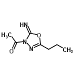 CAS#: 127351-21-7， 1-(2-Imino-5-Propyl-1,3,4-Oxadiazol-3(2H)-Yl)Ethanone