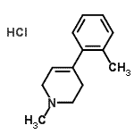 CAS#: 127382-79-0， 1-Methyl-4-(2-Methylphenyl)-1,2,3,6-Tetrahydropyridine Hydrochloride (1:1)