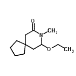 CAS#: 127425-13-2， 9-Ethoxy-8-Methyl-8-Azaspiro[4.5]Decan-7-One
