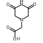 CAS#: 127510-13-8， (3,5-Dioxo-1-Piperazinyl)Acetic Acid