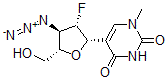 CAS#: 127517-43-5， 5-[(2S,3S,4R,5S)-4-Azido-3-Fluoro-5-(Hydroxymethyl)Oxolan-2-Yl]-1-Methylpyrimidine-2,4-Dione