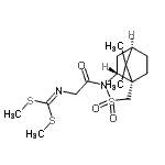 CAS#: 127556-03-0， Dimethyl {2-[(1S,5R,7R)-10,10-Dimethyl-3,3-Dioxido-3-Thia-4-Azatricyclo[5.2.1.0<Sup>1,5</Sup>]Dec-4-Yl]-2-Oxoethyl}Carbonodithioimidate