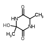 CAS#: 127605-72-5， 3-Hydroxy-3,6-Dimethyl-2,5-Piperazinedione