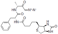CAS#: 127678-91-5， (Z,3R)-3-[[(2R)-2-[5-[(3aR,6S,6aS)-2-Oxo-1,3,3a,4,6,6a-Hexahydrothieno[3,4-d]Imidazol-6-Yl]Pentanoylamino]-3-Phenylpropanoyl]Amino]-1-Diazoniobut-1-En-2-Olate