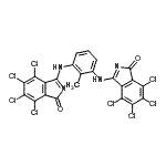 CAS#: 12769-01-6， 3,3'-[(2-Methyl-1,3-Phenylene)Diimino]Bis(4,5,6,7-Tetrachloro-1H-Isoindol-1-One)