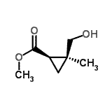 CAS#: 127722-17-2， Methyl (1R,2S)-2-(Hydroxymethyl)-2-Methylcyclopropanecarboxylate