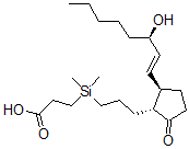 CAS#: 127760-15-0， 11-Deoxy-4,4-Dimethyl-4-Silaprostaglandin E1