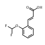 CAS#: 127842-71-1， (2E)-3-[2-(Difluoromethoxy)Phenyl]Acrylic Acid