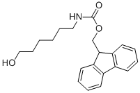 structure of CAS# 127903-20-2, N-(6-Hydroxyhexyl)-Carbamic Acid 9H-Fluoren-9-Ylmethylester;9H-FLUOREN-9-YLMETHYL N-(6-HYDROXYHEXYL)CARBAMATE;N-(9-FLUORENYLMETHOXYCARBONYL)-6-AMINO-1-HEXANOL;N-(9-FLUORENYLMETHOXYCARBONYL)-6-AMINOHEXAN-1-OL