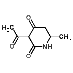 CAS#: 127952-78-7， 3-Acetyl-6-Methyl-2,4-Piperidinedione