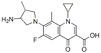 CAS#: 127966-63-6， 7-(3-Amino-4-Methyl-1-Pyrrolidinyl)-1-Cyclopropyl-1,4-Dihydro-6-Fluoro-8-Methyl-4-Oxoquinoline-3-Carboxylic Acid