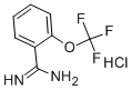 结构式 CAS# 127979-76-4, 2-(三氟甲氧基)-苯甲脒盐酸盐(1:1)