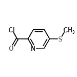CAS#: 128073-12-1， 5-(Methylsulfanyl)-2-Pyridinecarbonyl Chloride