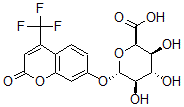 CAS#: 128095-54-5， (2R,3S,4S,5R,6S)-3,4,5-Trihydroxy-6-[2-Oxo-4-(Trifluoromethyl)Chromen-7-Yl]Oxyoxane-2-Carboxylic Acid